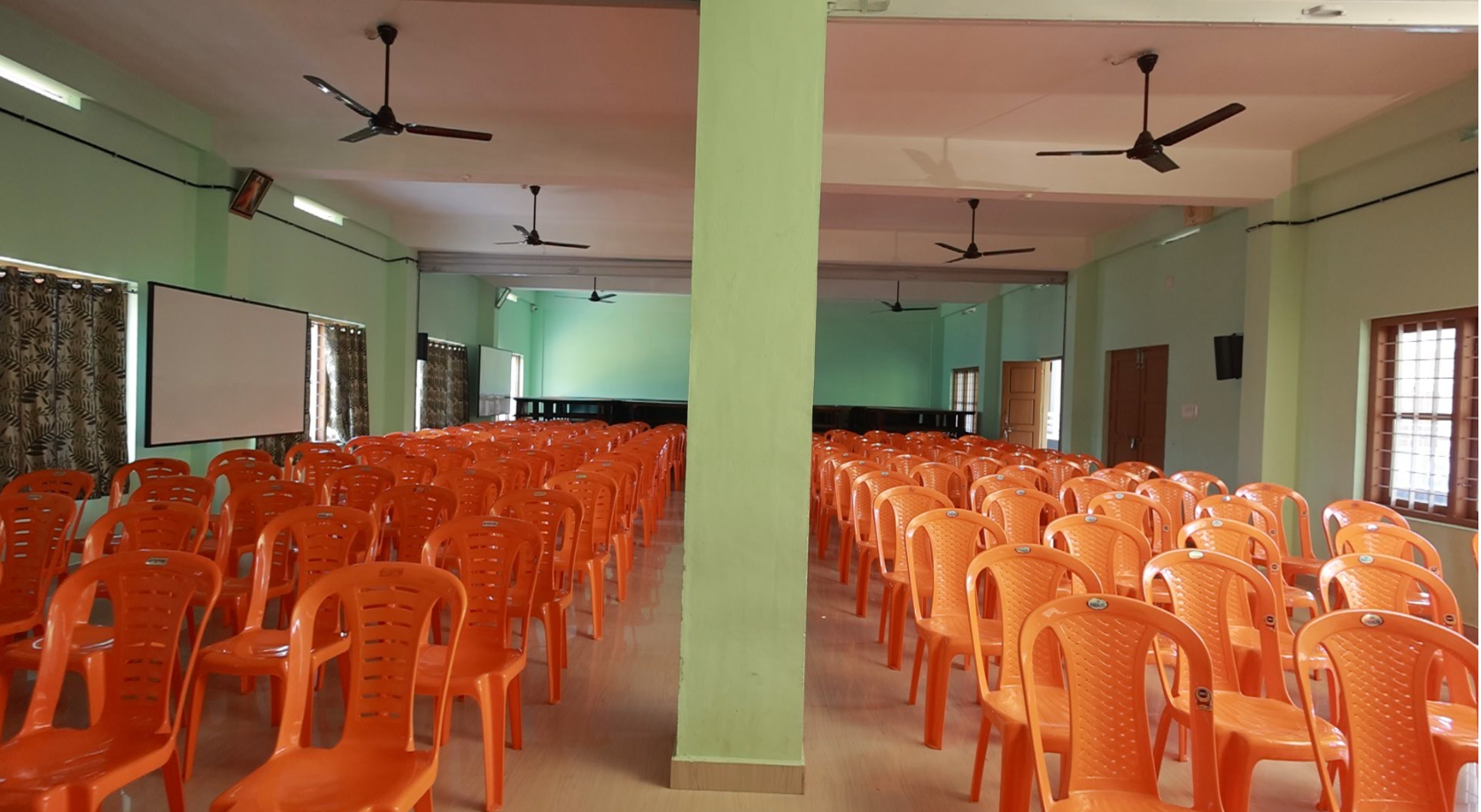 Students receiving guidance from counselors at Carmelgiri College